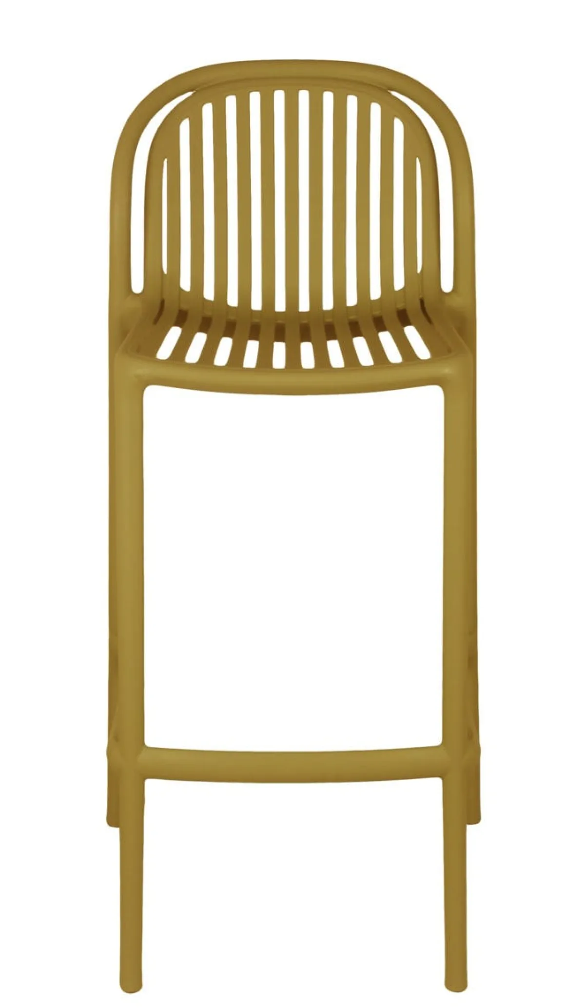 Tabouret de bar de terrasse jaune 104x52x49 cm Oman - FLEXMOB Sale