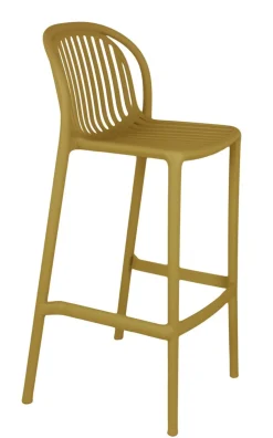 Tabouret de bar de terrasse jaune 104x52x49 cm Oman - FLEXMOB Sale