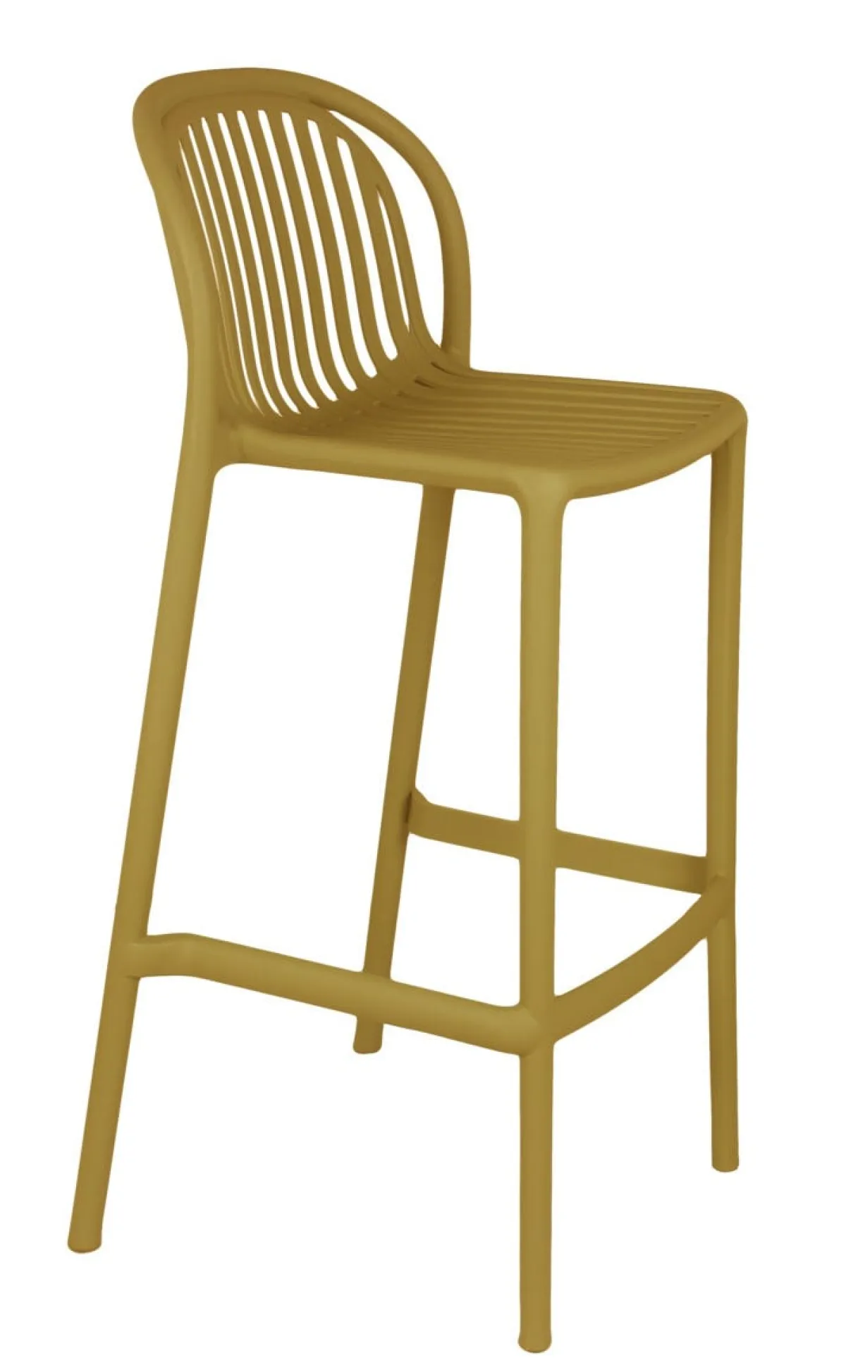 Tabouret de bar de terrasse jaune 104x52x49 cm Oman - FLEXMOB Sale