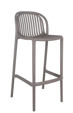 Tabouret de bar de terrasse taupe 104x52x49 cm Oman - FLEXMOB Best