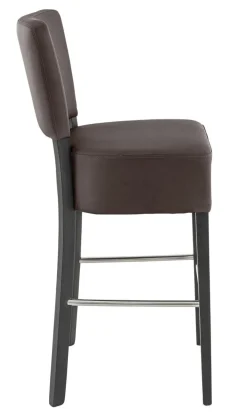 Tabouret de bar d'intérieur chocolat 111x45x54 cm Floriane 2 - FLEXMOB Sale