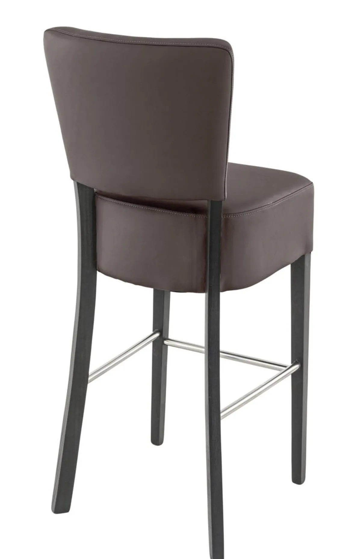 Tabouret de bar d'intérieur chocolat 111x45x54 cm Floriane 2 - FLEXMOB Sale