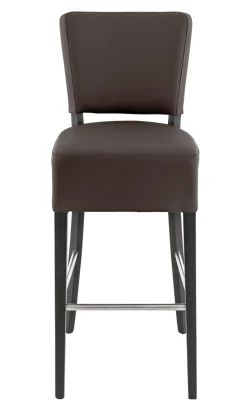 Tabouret de bar d'intérieur chocolat 111x45x54 cm Floriane 2 - FLEXMOB Sale