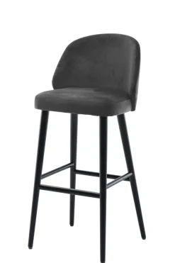 FLEXMOB Tabouret de bar d'intérieur gris anthracite 105x52x57 cm Oscar New
