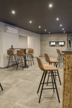 FLEXMOB Tabouret de bar d'intérieur marron 106x46x53 cm Kyle