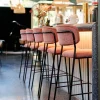 Tabouret de bar d'intérieur terracotta 108x51x55 cm Auguste - FLEXMOB Discount