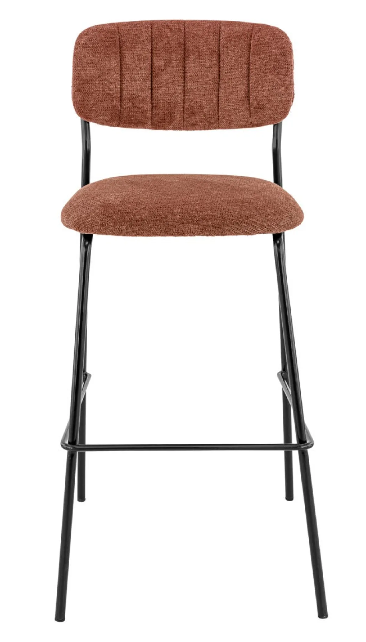 Tabouret de bar d'intérieur terracotta 108x51x55 cm Auguste - FLEXMOB Discount