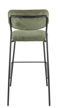 Tabouret de bar d'intérieur vert 108x51x55 cm Auguste - FLEXMOB Online