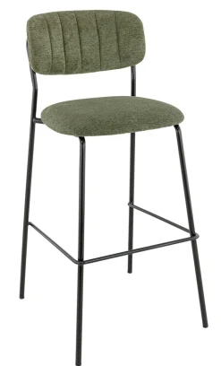 Tabouret de bar d'intérieur vert 108x51x55 cm Auguste - FLEXMOB Online