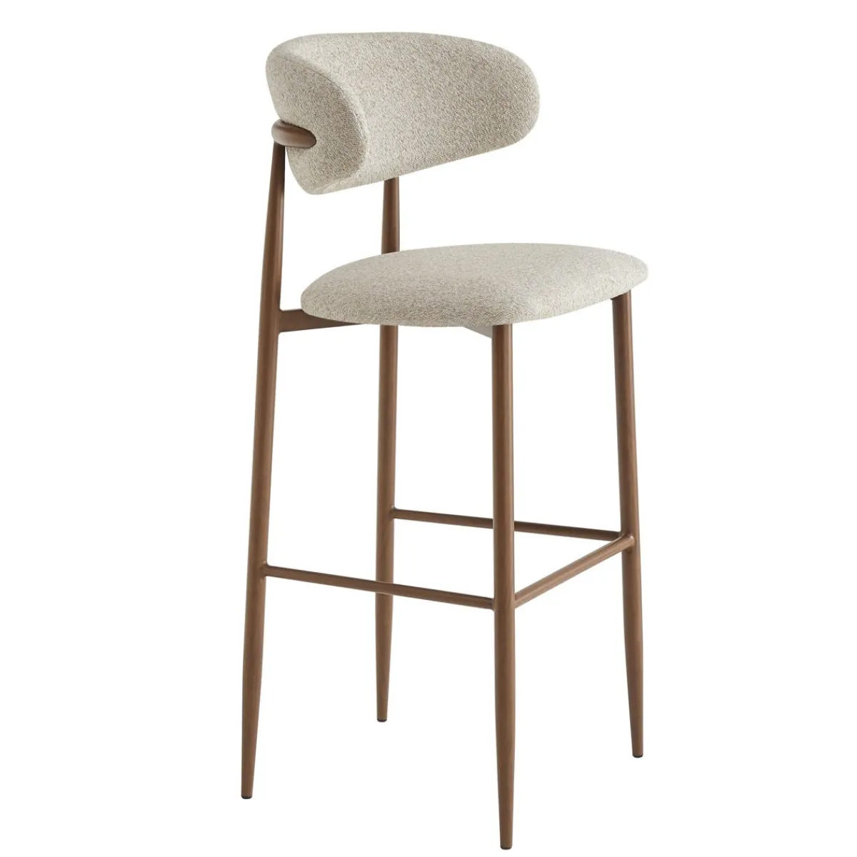 Tabouret de bar greige 108,2x54,5x48,3 cm Clyde - FLEXMOB