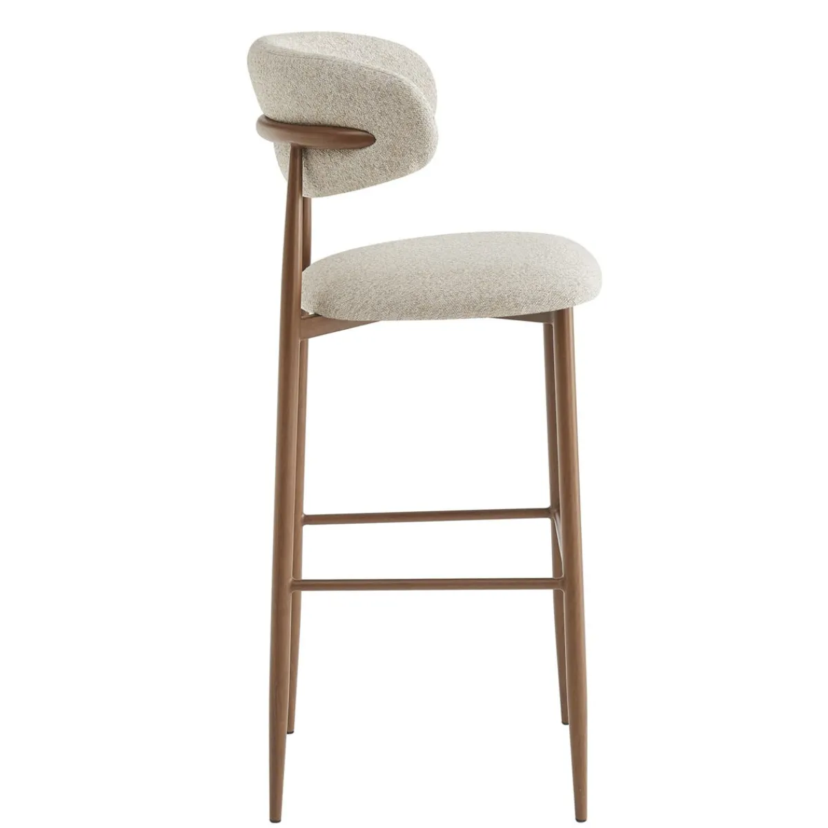 Tabouret de bar greige 108,2x54,5x48,3 cm Clyde - FLEXMOB