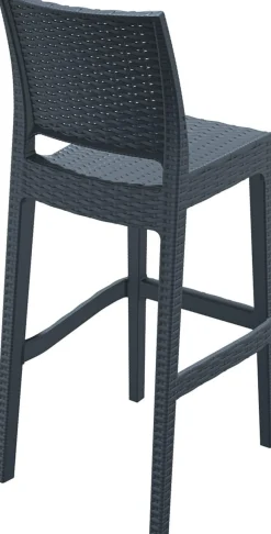 Tabouret de bar gris foncé 108x40x51 cm Jamaica - FLEXMOB Hot