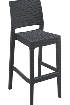 Tabouret de bar gris foncé 108x40x51 cm Jamaica - FLEXMOB Hot