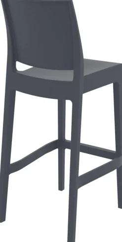 FLEXMOB Tabouret de bar gris foncé 108x44x51 cm Maya Hot