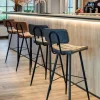 Tabouret de bar marron 107x37x54 cm Maurice - FLEXMOB