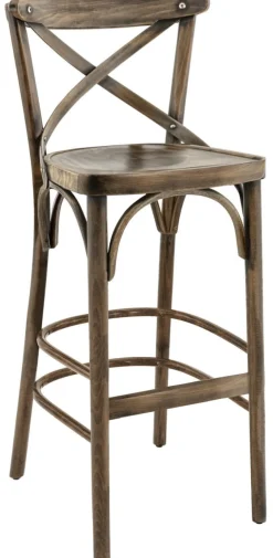 Tabouret de bar marron 108x46x45 cm Sofia - FLEXMOB Online