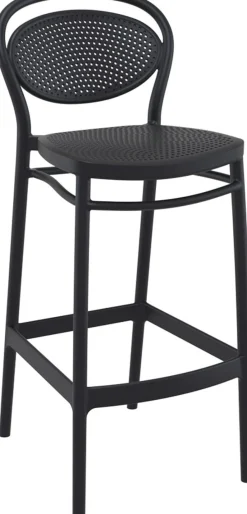 Tabouret de bar noir 106x45x52 cm Marcel - FLEXMOB New