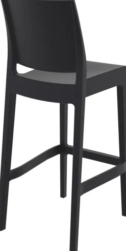 Tabouret de bar noir 108x44x51 cm Maya - FLEXMOB Best