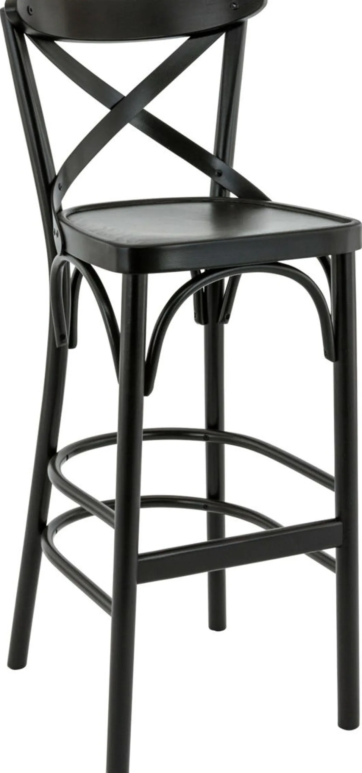 Tabouret de bar noir 108x46x45 cm Sofia - FLEXMOB Outlet