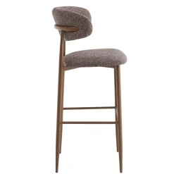 FLEXMOB Tabouret de bar rouge 108,2x54,5x48,3 cm Clyde Discount
