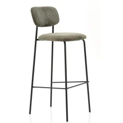 Tabouret de bar vert olive 103x42,2x45 cm Paul - FLEXMOB Sale