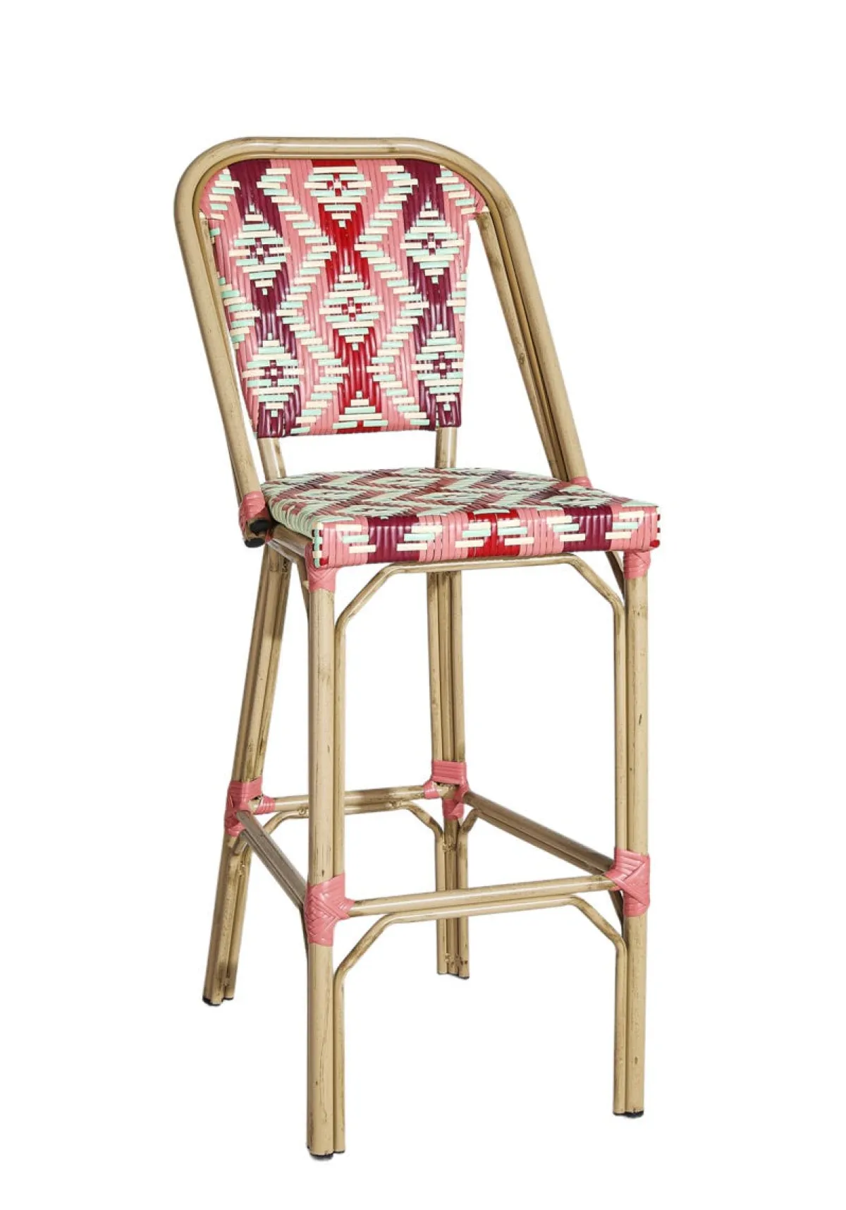 Tabouret de bar 116x48x58 cm Magenta - FLEXMOB Outlet