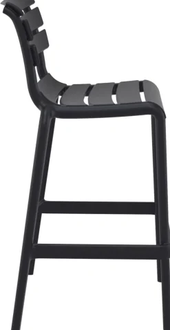 Tabouret noir 105x53x55 cm Achile - FLEXMOB Outlet