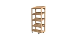 étagère chêne 57,4x40x119,7 cm Flow - CRASTER Online