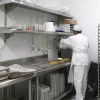 étagère murale inox 140x39x70 cm 2 niveaux Avec dosseret 100 kg - TOURNUS Best