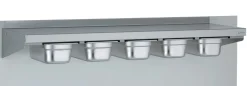TOURNUS étagère murale inox 160x40x15 cm 1 niveaux Avec dosseret 100 kg Sale