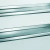 TOURNUS étagère murale inox 120x39x70 cm 2 niveaux Avec dosseret 100 kg Outlet