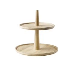 étagère 2 niveaux chêne 28 cm Valo - APS Clearance