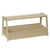 APS étagère 2 niveaux chêne 54x26,5x26,5 cm Valo Discount