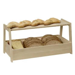 APS étagère 2 niveaux chêne 54x26,5x26,5 cm Valo Discount
