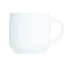ARCOROC Tasse avec anses rond blanc verre opal 19 cl Ø 9,7 cm Intensity Baril Outlet