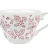 Tasse avec anses rond Georgian Cranberry Bramble porcelaine vitrifiée 19,8 cl Ø 9 cm Vintage Prints Cramberry Bramble - CHURCHILL Best