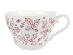 Tasse avec anses rond Georgian Cranberry Bramble porcelaine vitrifiée 19,8 cl Ø 9 cm Vintage Prints Cramberry Bramble - CHURCHILL Best