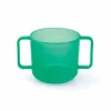 Tasse avec anses rond vert polypropylène (pp) 20 cl Vaisselle Enfance - PLASTOREX Best