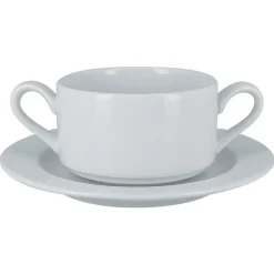 Tasse à bouillon blanc porcelaine vitrifiée 30 cl Ø 9,8 cm Access - RAK Outlet