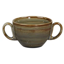 Tasse à bouillon Peridot porcelaine vitrifiée 28 cl Ø 10,5 cm stone Spot - RAK