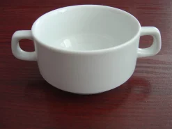 Tasse à bouillon rond blanc porcelaine 32 cl Ø 10,5 cm K - PRO.MUNDI Sale