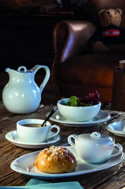 RAK Tasse à bouillon rond ivoire porcelaine vitrifiée 37 cl Ø 12 cm Anna