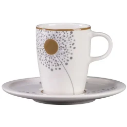 RAK Tasse à café blanc porcelaine vitrifiée 20 cl Ø 7 cm stone Ease Décor Spring Discount