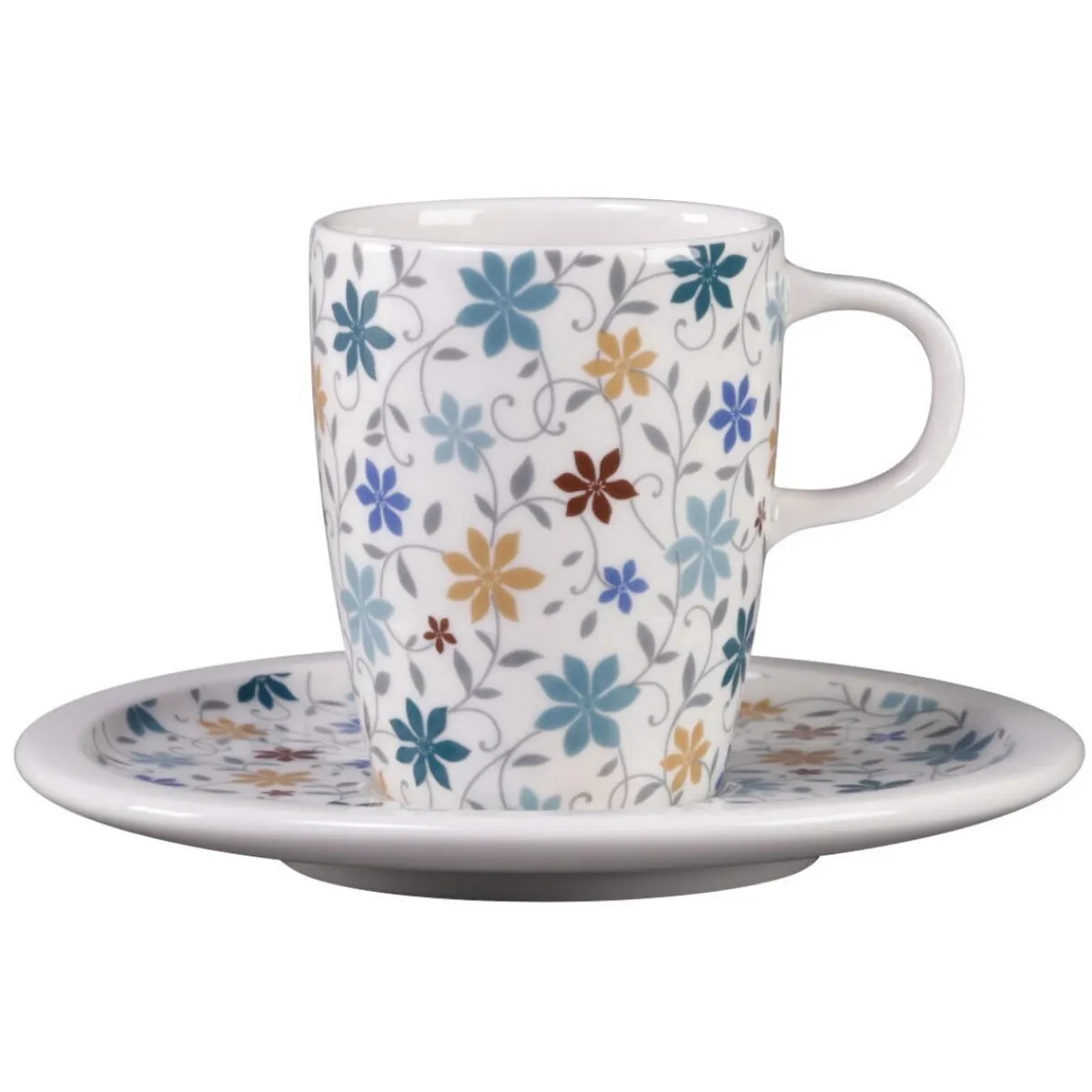 Tasse à café blanc porcelaine vitrifiée 20 cl Ø 7 cm stone Ease Décor Summer - RAK Hot