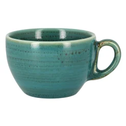 Tasse à café bleu porcelaine vitrifiée 23 cl Ø 9 cm Twirl - RAK New