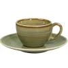 Tasse à café Emerald porcelaine vitrifiée 15 cl Ø 8 cm stone Spot - RAK Outlet