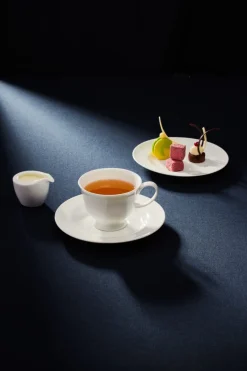 RAK Tasse à café empilable rond blanc porcelaine bone china 16 cl Ø 8,8 cm Bravura Discount