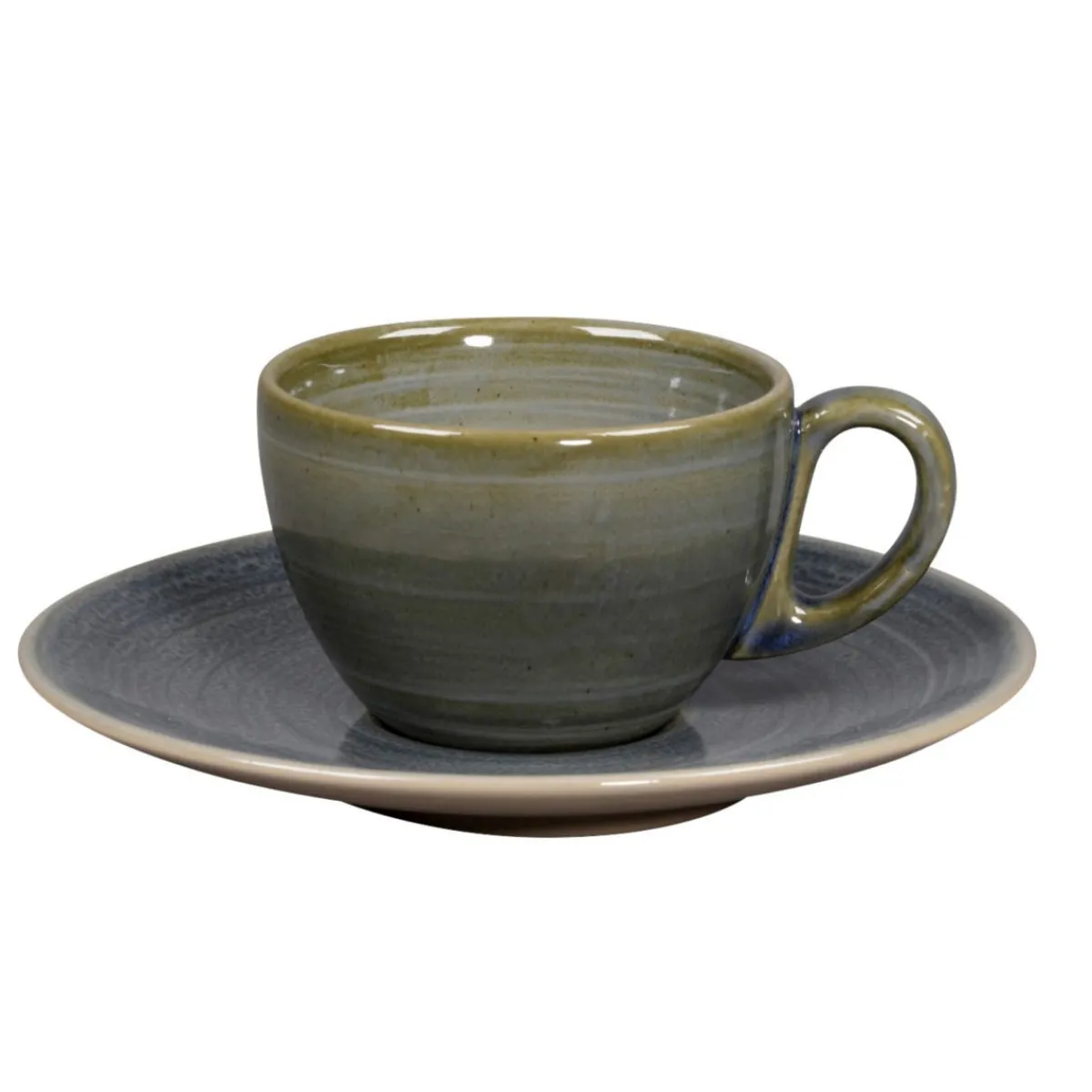 Tasse à café Jade porcelaine vitrifiée 15 cl Ø 8 cm stone Spot - RAK Best
