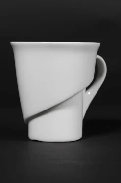Tasse à café lungo rond blanc porcelaine vitrifiée 25 cl Ø 9 cm Delissea - RAK Hot
