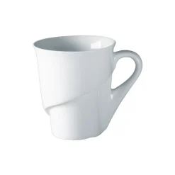 Tasse à café lungo rond blanc porcelaine vitrifiée 25 cl Ø 9 cm Delissea - RAK Hot